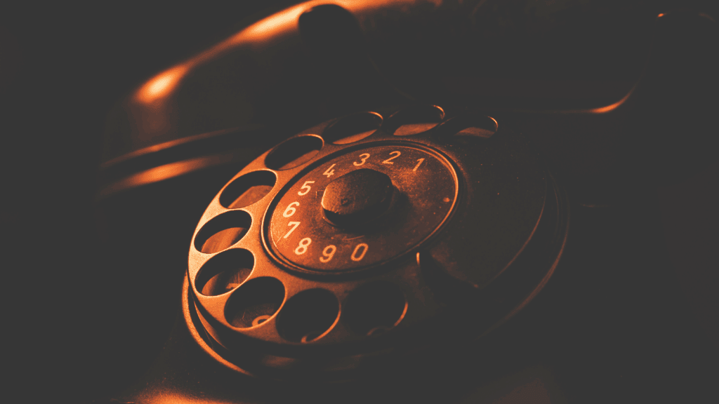 Black and White Rotary Phone by Luis La from Pexels