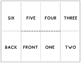 Zine Template A One Page Mini-Zine Template