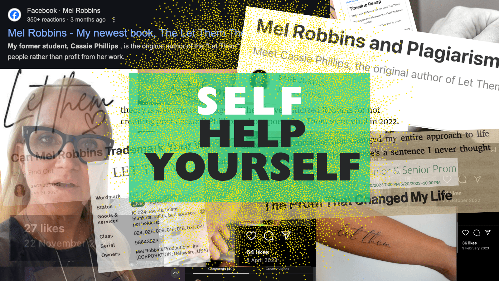Why did mel robbins conceal the truth of her let them discovery 